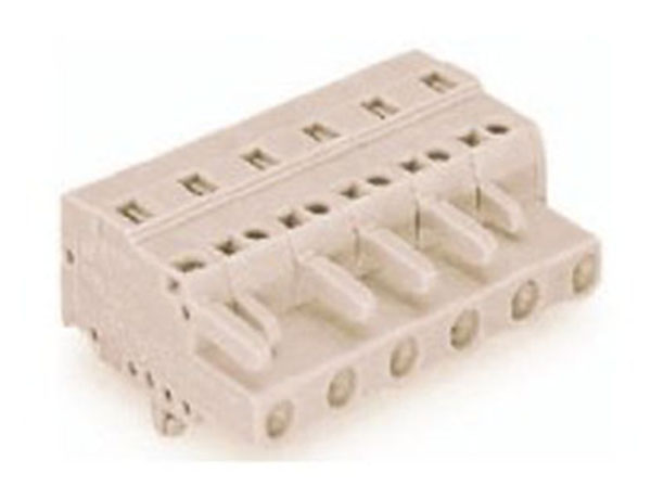 TCK7.5 series female connector with pin