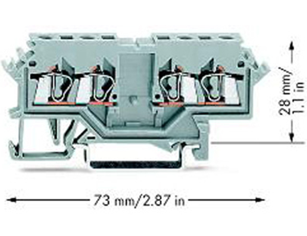 TD2.5-143系列正面接線端子